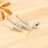 Wholesale Titanium Steel And Stainless Steel Ear Screw Rod With Pointed Cone Ear Plug And Spiral Ear Needle Accessories