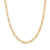 Wholesale Titanium Steel And Stainless Steel Figaro Chain Necklace For Women 18K Gold Plated With Geometric Design Hip Hop Style