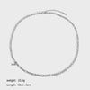 Wholesale Titanium Steel And Stainless Steel Figaro Chain Necklace For Women 18K Gold Plated With Geometric Design Hip Hop Style