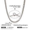 Wholesale Titanium Steel And Stainless Steel Geometric Electroplated Necklace And Bracelet Jewelry For Women