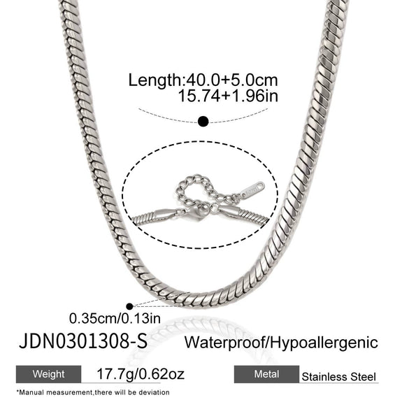 Wholesale Titanium Steel And Stainless Steel Geometric Electroplated Necklace And Bracelet Jewelry For Women