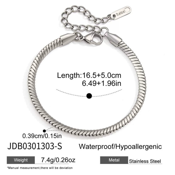Wholesale Titanium Steel And Stainless Steel Geometric Electroplated Necklace And Bracelet Jewelry For Women