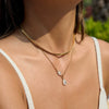 Wholesale Titanium Steel And Stainless Steel Geometric Electroplated Necklace And Bracelet Jewelry For Women