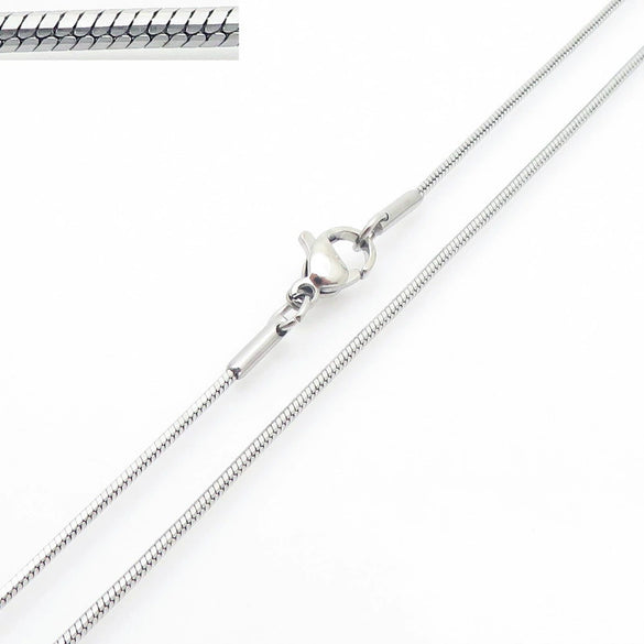 Wholesale Titanium Steel And Stainless Steel Geometric Snake Bone Chain Hiphop Necklace With 18K Gold Vacuum Electroplating