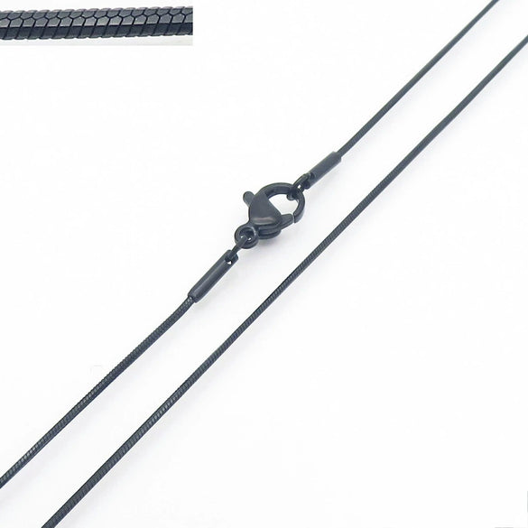 Wholesale Titanium Steel And Stainless Steel Geometric Snake Bone Chain Hiphop Necklace With 18K Gold Vacuum Electroplating