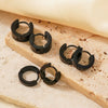 Wholesale Titanium Steel And Stainless Steel Mirror Polished Geometric Earrings For Men And Women