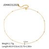 Wholesale Titanium Steel And Stainless Steel Necklace With Geometric Pattern Electroplated Treatment For Women