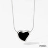 Wholesale Titanium Steel And Stainless Steel O Chain Necklace With Rhombus Design And Electroplating For Women