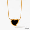 Wholesale Titanium Steel And Stainless Steel O Chain Necklace With Rhombus Design And Electroplating For Women