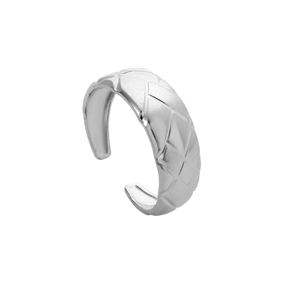 Wholesale Titanium Steel And Stainless Steel Opening Ring Geometric Style Electroplated For Women And Couples
