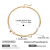Wholesale Titanium Steel And Stainless Steel Pearl Necklace With Geometric Design And Electroplating For Women
