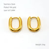 Wholesale 316L Stainless Steel And 316L Stainless Steel Simple Geometric Electroplated Flower Coil Earrings Unisex