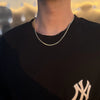 Wholesale Titanium Steel And Stainless Steel Ushaped Bone Chain Style Men's And Unisex Hiphop Clavicle Necklace With Electroplating
