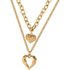 Wholesale Titanium Steel Angel Wings Heart Love Necklace For Female With Woolen Clavicle Chain
