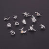 Wholesale Titanium Steel Animal Zodiac Nose Piercing Jewelry With Electroplating For Women