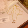 Wholesale Titanium Steel Animal Zodiac Pattern Fishtail Pendant Necklace Light Luxury Retro Accessories