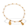Wholesale 316L Stainless Steel Bamboo Beaded Geometric Style Bracelet For Women With Electroplating Treatment