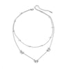 Wholesale Titanium Steel Bead Jewelry With Butterfly Bead Double Sided Engraved Pendant Set Heart Water Drop Bell Pattern For Women