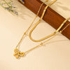 Wholesale Titanium Steel Bow Jewelry Electroplated For Women