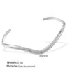 Wholesale 316L Stainless Steel Bracelet Retro Fashion Geometric Electroplated Design