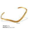 Wholesale 316L Stainless Steel Bracelet Retro Fashion Geometric Electroplated Design