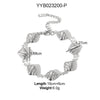 Wholesale Titanium Steel Bracelet With Drop Shape Water Drops Conch Design Light Luxury Style Electroplated