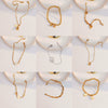 Wholesale Titanium Steel Bracelets Niche Design With Constellation Doll Heart Shape Flower Bow Wave Star Animal Zodiac Letters Numbers Text Electroplated