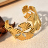 Wholesale Titanium Steel Bracelets Retro Style Geometric Gold Plated