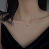 Wholesale Titanium Steel Constellation Pendant Necklace Light Luxury Geometric Style Box Chain