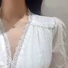 Wholesale Titanium Steel Constellation Pendant Necklace Light Luxury Geometric Style Box Chain