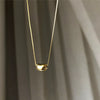 Wholesale Titanium Steel Constellation Pendant Necklace Light Luxury Geometric Style Box Chain