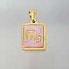 Wholesale Titanium Steel Constellation Shell Necklace For Women With 18K Gold Electroplated Pendant