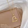 Wholesale Titanium Steel Copper Microinlay Geometric Minimalist Necklace Unisex With Real Gold Electroplating And Diamond Design