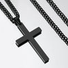 Wholesale Titanium Steel Cross Pendant Necklace For Men And Women With Electroplating