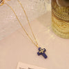 Wholesale Titanium Steel Cross Pendant Necklace Trendy Jewelry In Ins Style