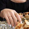 Wholesale Titanium Steel Crown Shaped Ring For Women With Electroplating Treatment
