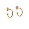 Wholesale Titanium Steel Cshaped Earrings With Styling Of Letters Numbers Text And Electroplating Design For Men