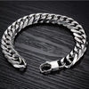 Wholesale Titanium Steel Cuban Chain Double Buckle Grinding Men's Necklace With Baking Paint Treatment And Letters Numbers Text Pattern