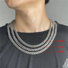 Wholesale Titanium Steel Cuban Chain Necklace For Men Geometric Drop Shape Polished Hiphop Street Style Accessories