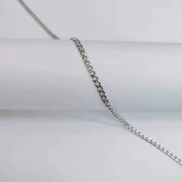 Wholesale Titanium Steel Cuban Hip Hop Geometric Punk Unisex Necklace With Electroplating And Snake Bone Chain