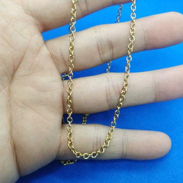 Wholesale Titanium Steel Cuban Hip Hop Geometric Punk Unisex Necklace With Electroplating And Snake Bone Chain