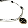Wholesale Titanium Steel Dopamine Necklace With Geometric Pattern English Letters Eightpointed Star And Arrow Electroplated Simple Style