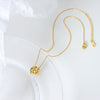 Wholesale 316L Stainless Steel Doublesided Hollowout Pendant Necklace With Geometric Letters Numbers And Text Patterns Electroplated Design For Women