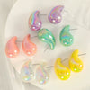 Wholesale 316L Stainless Steel Drop Shape Electroplated Earrings For Women Fashion Trendy Simple