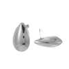 Wholesale Titanium Steel Dropshaped Cshaped Electroplated Women's Earrings