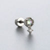 Wholesale Titanium Steel Ear Nails With Zirconia And Moonstone Forest Style