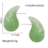 Wholesale 316L Stainless Steel Earrings Geometric Style Water Drop Shape Electroplated