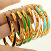 Wholesale 316L Stainless Steel Earrings With Exaggerated Twist Pattern And Large Round Shape Electroplated Fashion Ol Geometric Style