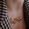 Wholesale Titanium Steel Electroplated Devil's Eye Pendant Necklace For Women