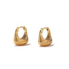 Wholesale Titanium Steel Electroplated Geometric Earrings For Women And Men Simple Style Nonfading